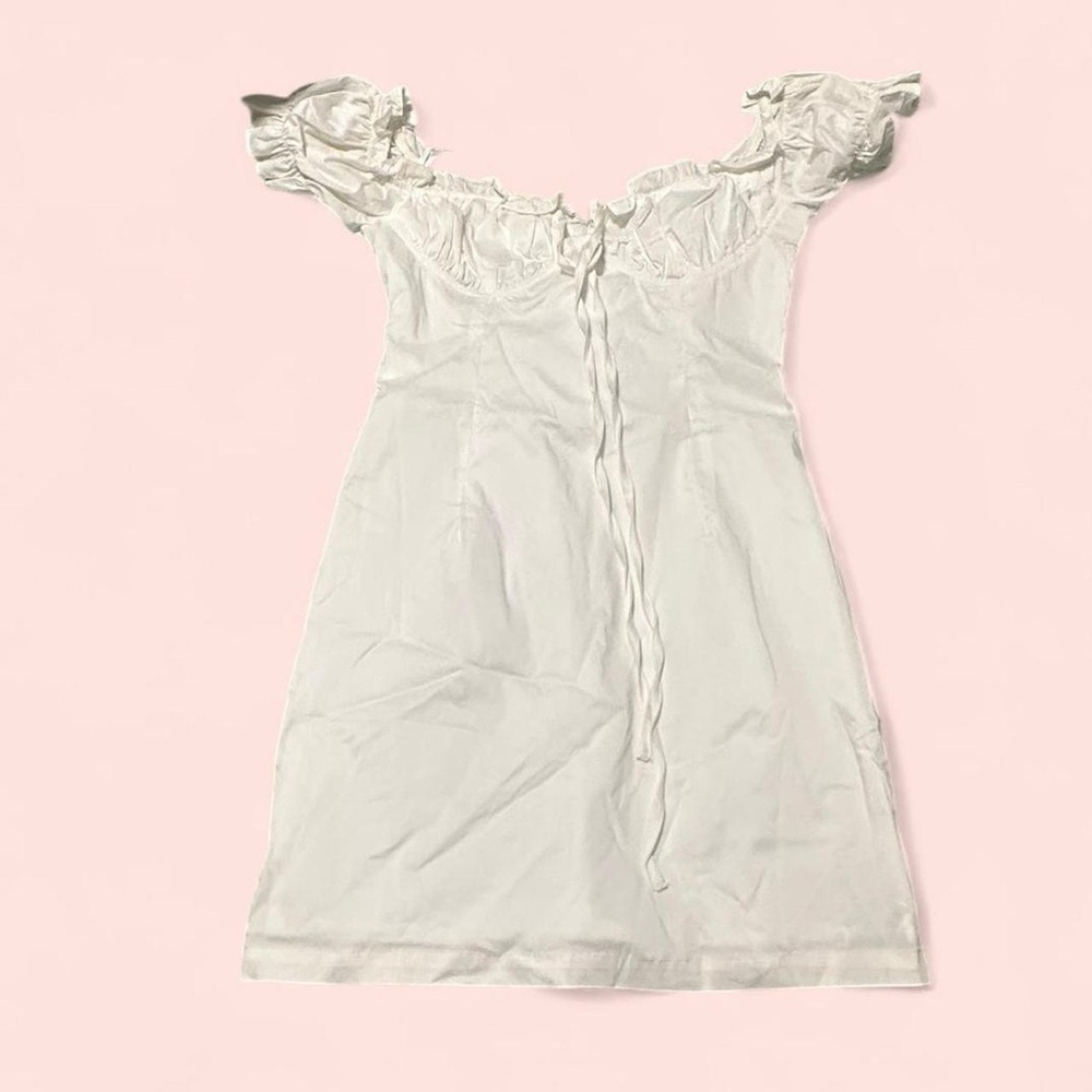 Elegant White Off-Shoulder Dress